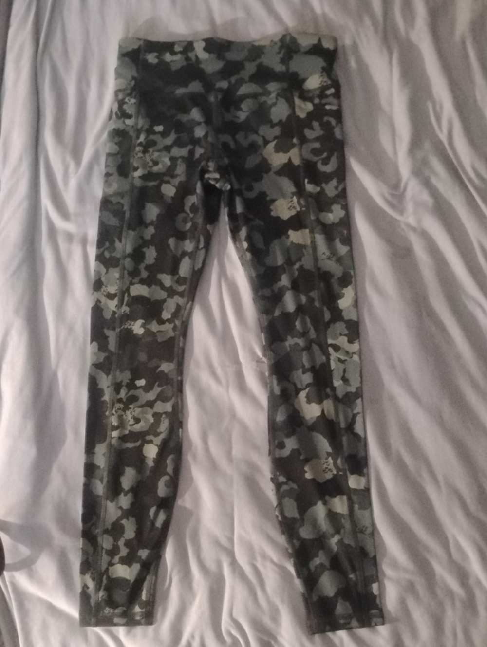 Avia Green Camo Performance Leggings